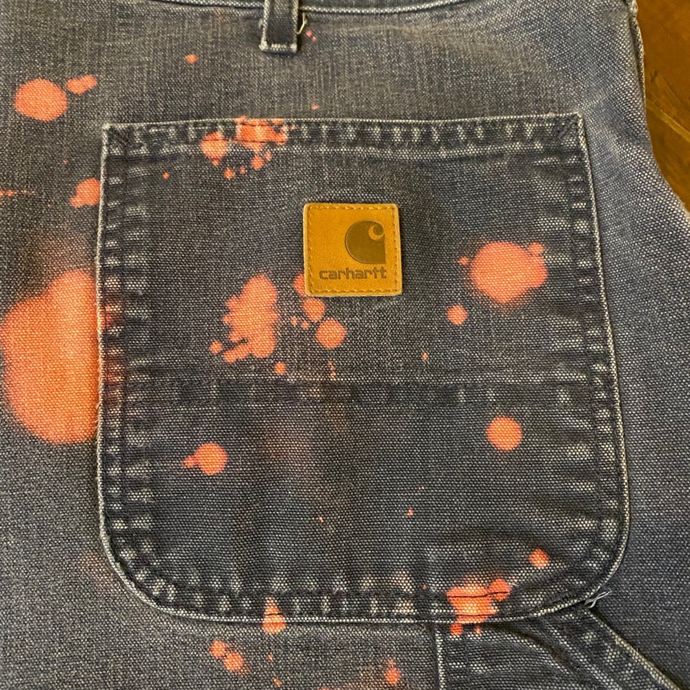 Distressed Carhartt Carpenter Pants - Picture 4 of 7